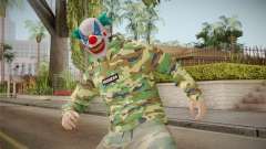 Skin GTA Online Clown Camouflaged für GTA San Andreas