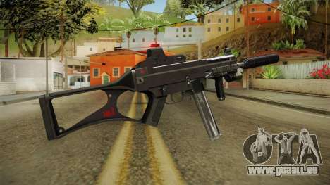 MP5 Grey Chrome für GTA San Andreas