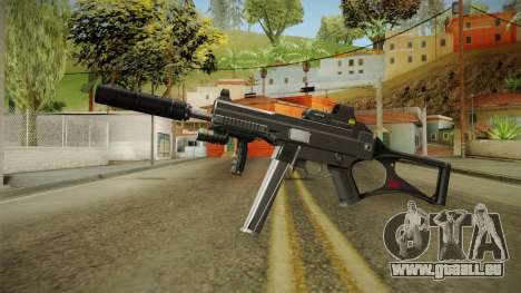 MP5 Grey Chrome pour GTA San Andreas
