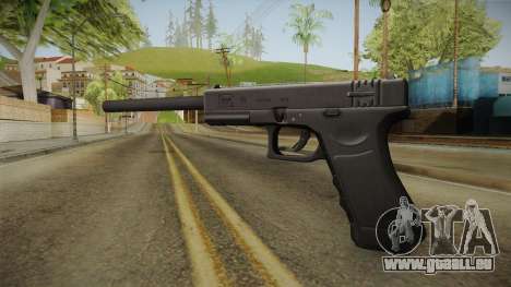 Glock 18 3 Dot Sight with Long Barrel für GTA San Andreas