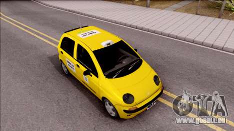 Daewoo Matiz Taxi für GTA San Andreas