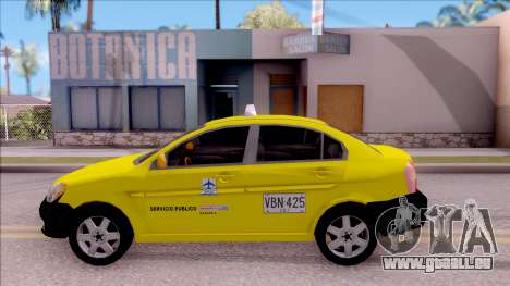 Hyundai Accent Taxi Colombiano für GTA San Andreas