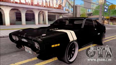 Plymouth GTX Roadrunner 1972 Fate Of Furious 8 pour GTA San Andreas