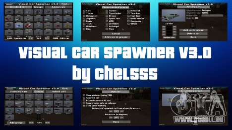 Visual Car Spawner v3.0 für GTA San Andreas