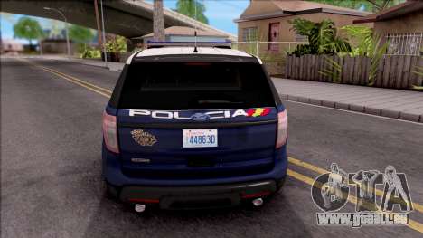 Ford Explorer Spanish Police pour GTA San Andreas
