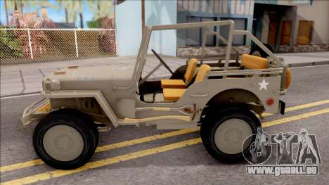 Jeep Willys MB 1945 pour GTA San Andreas