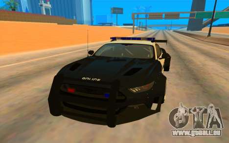 Ford Mustang GT 2015 Police Car für GTA San Andreas