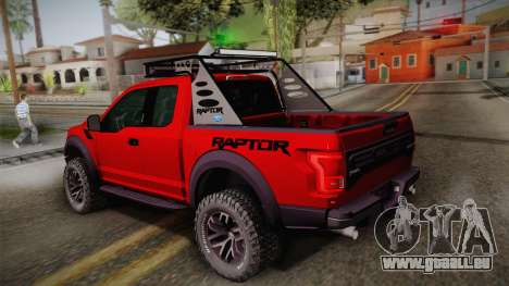 Ford F-150 Raptor 2017 pour GTA San Andreas