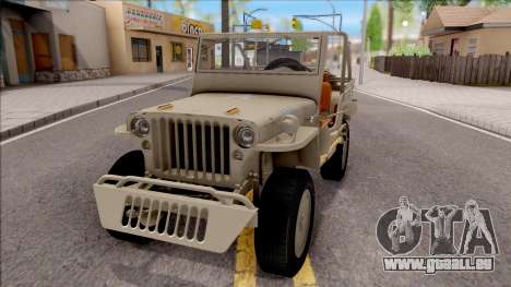 Jeep Willys MB 1945 für GTA San Andreas