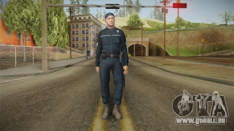 Turkish Police Officer Long Sleeves für GTA San Andreas