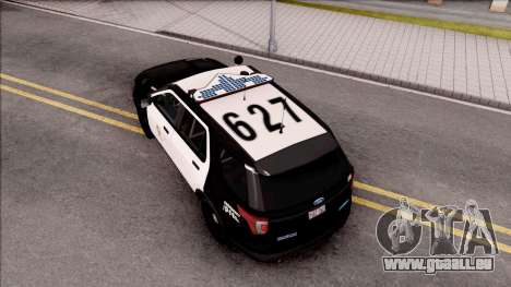 Ford Explorer Police Interception pour GTA San Andreas