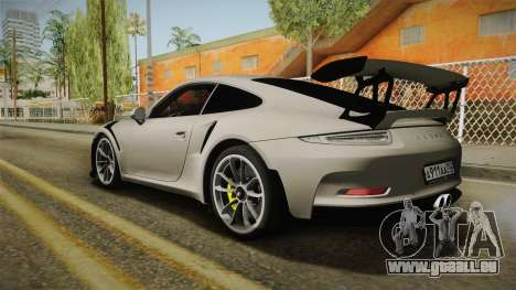 Porsche 911 GT3 RS 2015 pour GTA San Andreas