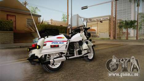 Harley-Davidson Police Bike YRP pour GTA San Andreas