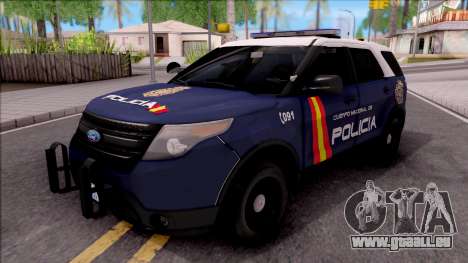 Ford Explorer Spanish Police pour GTA San Andreas