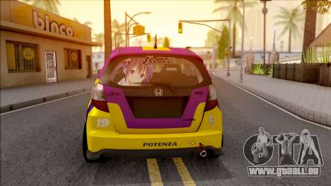 Honda Jazz RS W Rize Tedeza Itasha pour GTA San Andreas