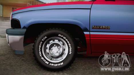 Dodge Ram 2500 Towtruck pour GTA San Andreas