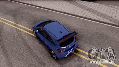 Vauxhall Corsa VXR 2016 pour GTA San Andreas