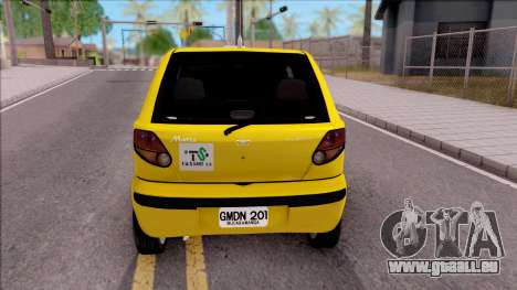 Daewoo Matiz Taxi für GTA San Andreas