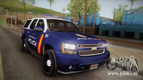 Chevrolet Tahoe Spanish Police für GTA San Andreas