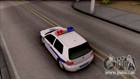 Volkswagen Golf 4 GTI Policija pour GTA San Andreas
