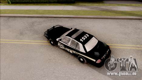 Ford Crown Victoria Central City Police für GTA San Andreas