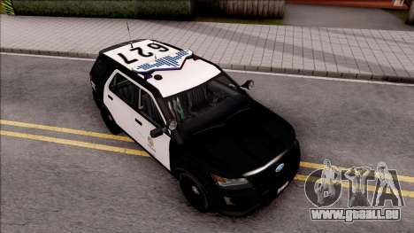 Ford Explorer Police Interception pour GTA San Andreas