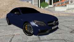 Mercedes-Benz C63 Coupe Rashid Edition pour GTA San Andreas