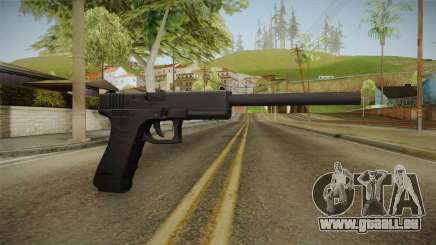 Glock 18 3 Dot Sight with Long Barrel pour GTA San Andreas