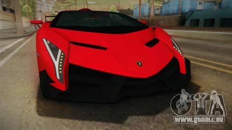 Lamborgini Veneno Roadster 2014 IVF v2 pour GTA San Andreas