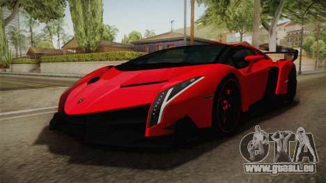 Lamborgini Veneno Roadster 2014 IVF v2 für GTA San Andreas