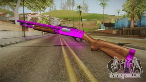 Purple Shotgun für GTA San Andreas