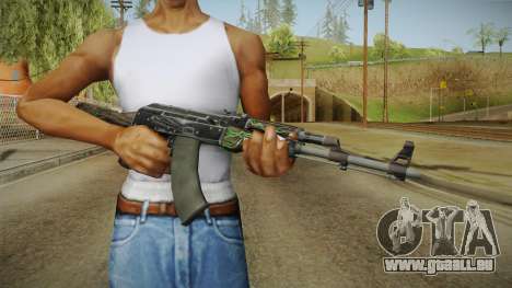 CS: GO AK-47 Emerald Pinstripe Skin pour GTA San Andreas