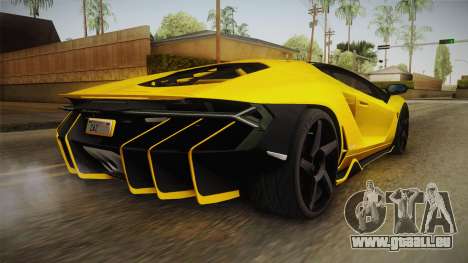 Lamborghini Centenario LP770-4 v1 pour GTA San Andreas