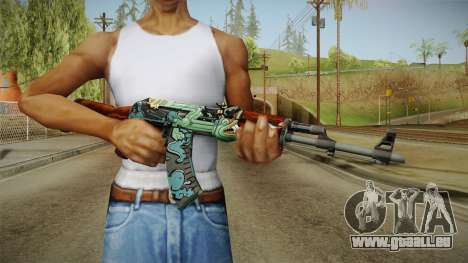 CS: GO AK-47 Fire Serpent Skin für GTA San Andreas