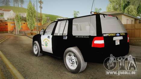 Ford Expedition CHP pour GTA San Andreas