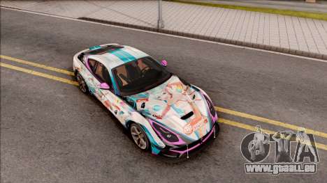 Ferrari F12 Berlinetta Noraimo Miku Racing 2016 pour GTA San Andreas