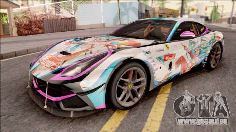 Ferrari F12 Berlinetta Noraimo Miku Racing 2016 pour GTA San Andreas