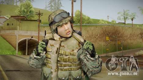 Georgian Soldier Skin v2 pour GTA San Andreas