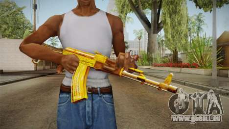 SFPH Playpark - Gold AK47 pour GTA San Andreas