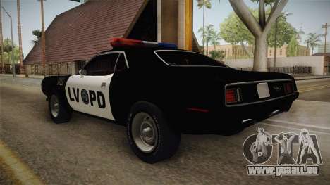 Plymouth Hemi Cuda 426 Police LVPD 1971 für GTA San Andreas