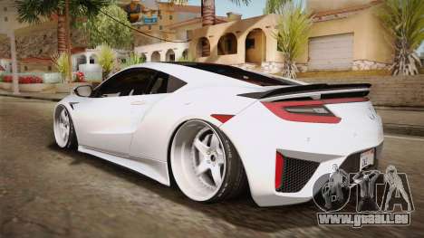 Acura NSX Stance 2017 pour GTA San Andreas