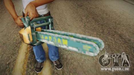 Motosierra Doble Hoja Chainsaw für GTA San Andreas
