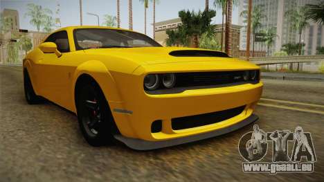 Dodge Challenger 2017 Demon pour GTA San Andreas