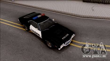 Ford Gran Torino Police LVPD 1972 v3 pour GTA San Andreas