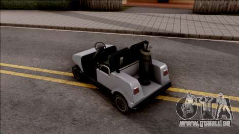 Roofless Civilian Caddy pour GTA San Andreas