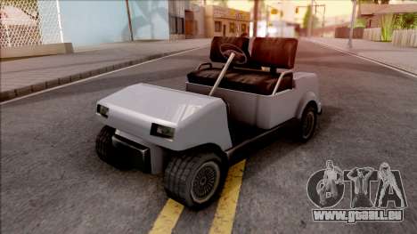 Roofless Civilian Caddy pour GTA San Andreas