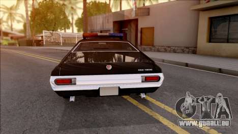 Ford Gran Torino Police LVPD 1972 v3 pour GTA San Andreas