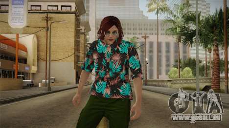 DLC Smuggler Female Skin pour GTA San Andreas