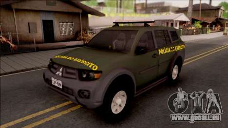 Mitsubishi Pajero Army Police of Brazil pour GTA San Andreas