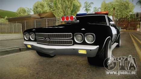 Chevrolet Chevelle SS Police LVPD 1970 v1 für GTA San Andreas